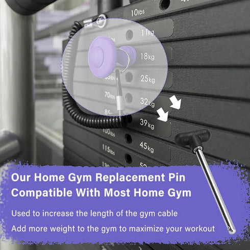 Weight Stack Pin Universal Fitness Equipment Weight Stack Replacement Weight Machine Pin for Home Gym Exercise Machine Parts & Accessories...