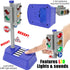 Kiddie Play Traffic Signs and Crosswalk light signal toys for kids (12pcs)...