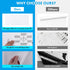 HAMIGAR Whiteboard Sticker for Wall 17.7" x 78.7" Whiteboard Wallpaper Peel and Stick, White Board Stick On Wall, Dry Erase Contact Paper Adhesive...