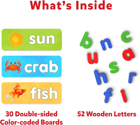 Skillmatics Preschool Learning Activity - Ready to Spell, Stage-Based Learning to Improve Vocabulary & Spelling, Educational Toy, Gifts for Boys &...