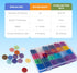24 Colour 4-Hole Resin Button Set, Choice of Small, Medium or Large Sizes, Haberdashery for Crafting, Sewing, Replacement, Knitting Sweaters, Hand...