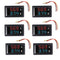 6pcs Digital Voltmeter Ammeter DC 100V 10A Amp Voltage Current Volt Amp Meter Tester 3 Bits Dual LED Display Panel(Red-Blue) Amp Volt Multimeter 0...