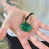 Malachite Necklace Natural Malachite Stone April Birthstone Necklace Azurite Malachite Crystals Pendant Healing Aura Reiki Spiritual Jewelry...