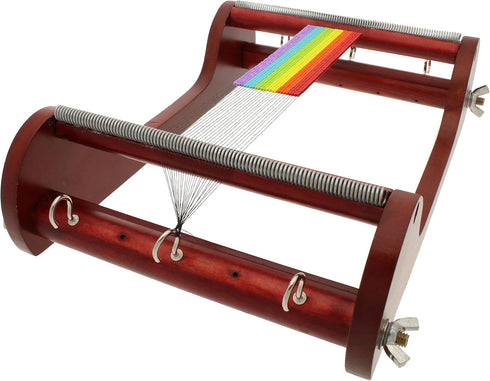 The Beadsmith Wooden Bead Loom, 11” x 7” x 3”, includes assembly instructions, Use to Create Bracelets, Necklaces, Belts, and More...