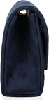 Dexmay Women Faux Suede Envelope Clutch Purse Evening Velvet Handbag Foldover Shoulder Crossbody Bag...