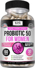 Kaya Naturals Probiotic 50 Billion CFU | Probiotics for Women, Probiotics for Men and Adults, Natural | Gut Health & Immune Support Supplement | P...