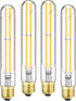 Dimmable E26 Light Bulbs 6W Equal 60 Watt Edison LED Light Bulb AC120V Daylight 5000K 60W 600LM T10 LED Bulb Medium Base E26 LED Bulb Pack of 4 (7...