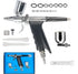 Uouteo Airbrush Trigger Gun Air Brush Gun with 0.3 mm Needles 7CC &10 CC Cup for Painting...
