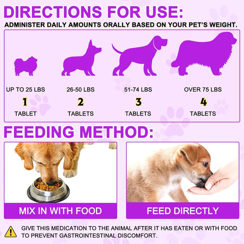 Dog Multivitamin Treats - 15 in 1 Multivitamin Tablets for Dogs with Glucosamine, Cranberry, Milk Thistle, Vitamins Supports Joint & Digestion, Sk...
