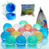 Water Balloons Magnetic Reusable Summer Water Toy Kids Outdoor Activities Self-Sealing Water Bomb Kids Pool Beach Bath Quick Fill Water Splash Bal...