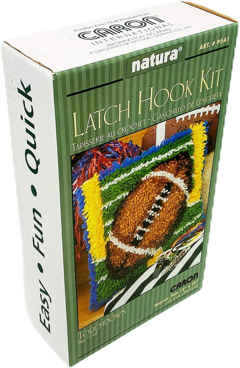 Caron Natura Latch-Hook Kit, Touchdown, 12" X 12"...