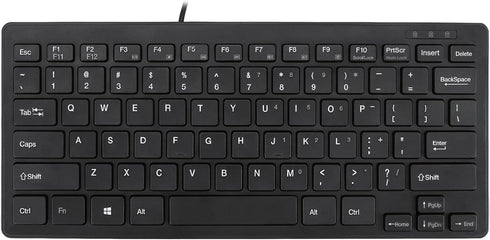 Adesso Natural Ergonomic AKB-111UB SlimTouch Mini Keyboard, Black...