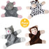 Animal Magnets Toy Set for Refrigerator, Fridge Magnet Toys, Board Magnets, Plush Magnet Animals, Plush Animal Toys (8-Piece Set)...