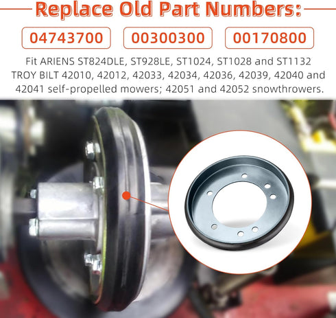 Ximoon 04743700 Friction Wheel Snow Blower Drive Disc for Ariens parts - 00300300 00170800 04743700 741316 AM122115 158458 7010765...