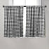 Buffalo Check Curtains Buffalo Plaid Curtains Blackout Curtains Farmhouse Country Curtains for Living Room, 36x36inch, 2 Pack (Black White)...