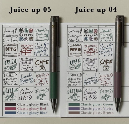 Pilot Retractable Gel Ink Pen 0.4mm Ultra Fine Point Glossy Color 6 Colors Set (LJP120S4-6CCG) With Original Stylus Ballpoint Touch Pen......