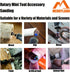 Merryland Drum Sander Sanding Band for Dremel 184pcs, 80# 1/4" Sanding Sleeve 180pcs and Mandrel 4pcs Rotary Tool, Electric Power Tool Accessory D...