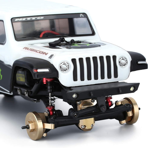 INJORA Brass Wheel Weights with 7mm Wheel Hex Hub for 1/24 RC Crawler Axial SCX24 AXI90081 Upgrades Parts,4pcs...