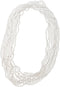 Skeleteen Faux White Pearl Necklaces - Pearl Beaded Necklace Party Favors - 12Pk...