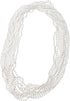 Skeleteen Faux White Pearl Necklaces - Pearl Beaded Necklace Party Favors - 12Pk...