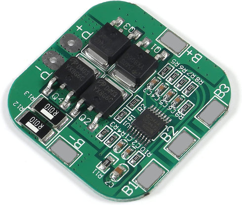 4PCS 4S 20A 14.8V Lithium for 18650 Battery BMS PCM Protection PCB Board Module 16.8V with Overcharge Over Discharge Short Circuit Protection...