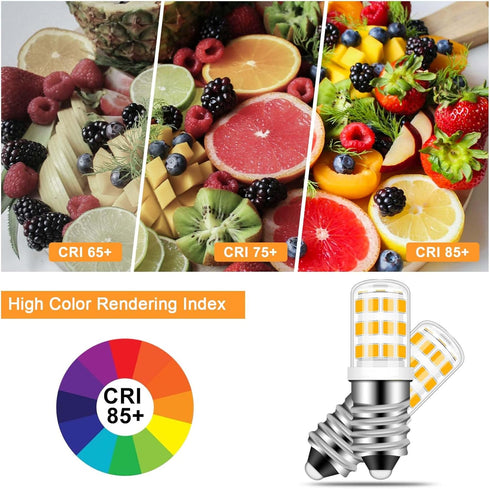 E14 LED Bulb 4W 120V European Light Bulbs 40W Equivalent, Dimmable E14 Base for Fridge Refrigerator Bulbs Cooker Hood Bulbs Turkish lamp Bulb, E14...