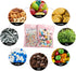100 Pcs Resealable Mylar Bags with Clear Window Packaging Bags Foil Pouch Zipper Bag for Food Self Sealing Storage Supplies (Pink, 4.72x7.1 inches...