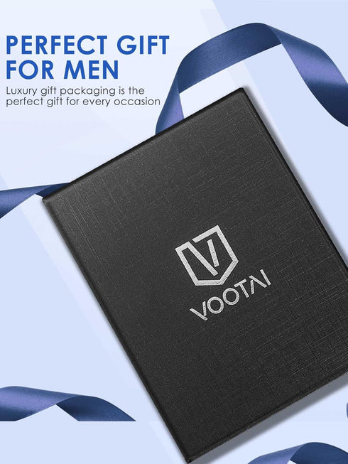 Wallet for Men Slim Minimalist, Mens Wallets Rfid Blocking, Leather Money Clip Wallet with Credit Card Holder, Birthday Gifts for Men Him Boyfrien...