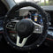Bling Steering Wheel Cover, Rhinestones Steering Wheel Cover Crystal Diamond for Women, Sparkling Car Wheel Protector Universal Fit 14-15 inches -...