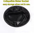 Grill Brush Collapsible Water Bucket, Perfect Partner for Steam Grill Brush (Only Water Bucket No Grill Brush)-Black...