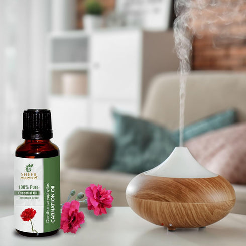 Carnation Oil 15 ML (0.51 Fl.OZ) | 100% Pure Natural Undiluted Uncut Therapeutic Grade Dianthus Caryophyllus Essential Oil...