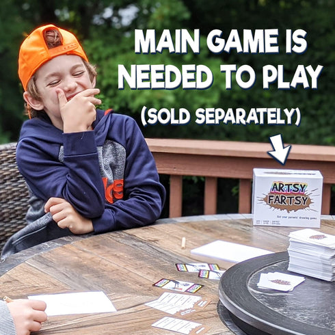 Artsy Fartsy Expansion Pack 1: More Fun Content and Categories for The Award Winning Family Party Game...