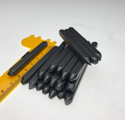 20 Pack 6MM DIY Steel Punches Flower Punch Stamp Set Jewelry Metal Stamping Tool to Stamp Punch Leather Metal Wood Jewelry (6MM-Upgrade Version)...