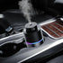 Portable Small Cool Mist Humidifiers, 300ML Quiet Mini Car Humidifier, 2 Mist Modes & Colorful Night Light - USB Personal Desktop Humidifier for C...
