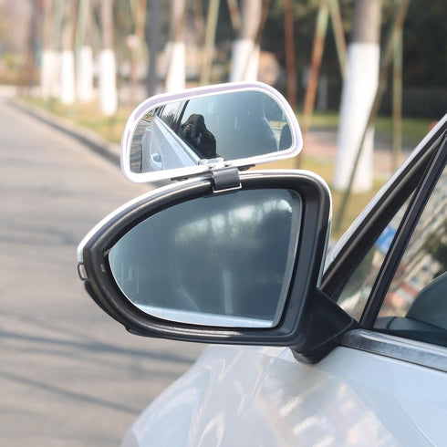 Blind Spot Mirrors for Trucks and Cars,Automotive Side View Concave Mirror Blindspot,360° Large Convex Rearview Exterior Mirror Accessories for Tr...