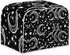 Moon Star Toaster Cover 4 Slice Black for Kitchen Moon and Star Print Toaster Dust Cover, Washable & Waterproof for Kitchen Universal Size Microwa...