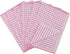 uxcell Cotton Terry Small Kitchen Dish Cloth, Absorbent and Quick Drying Cleaning Dish Rags, 15 x 10.5 Inches, Pack of 6, Pink...
