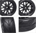 12mm Hex 1/10 On Road Wheels and Tires Soft With Foam Inserts for RC Touring Car Traxxas 4tec 2.0 Tamiya TT02 TT01 Drift, Set of 4...