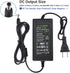 DC 12V 5A Power Supply Adapter, US Plug, 4.6FT Power Cord, AC 100-240V to DC 12V 5A Switching Transformer Jack 5.5mm x 2.5mm for LED Strip, Light,...
