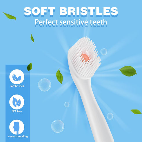 Disposable Mini Toothbrush Travel Toothbrushes with Toothpaste Portable Peppermint 48pcs 2 Packs (2)...
