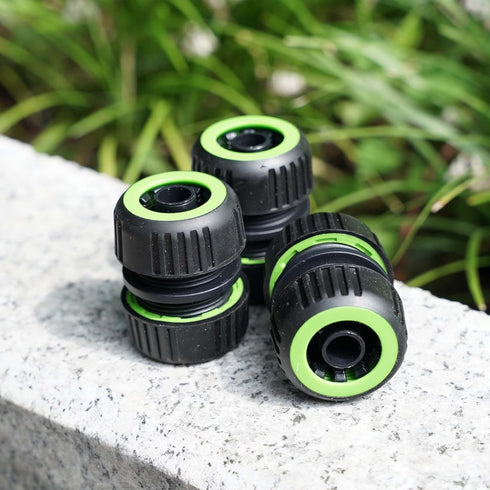 Garden Hose Plastic Repair Connector Fitting for 1/2" Hose, Water Hose Mender, Leakproof Design, Easy Installation, Set of 2 (2, 3/4”)...
