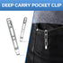 SENCUT Deep Carry Pocket Clip Only Knives, NOT Screws Included, Length: 2.28"(58mm), SA15B (Long Plain)...