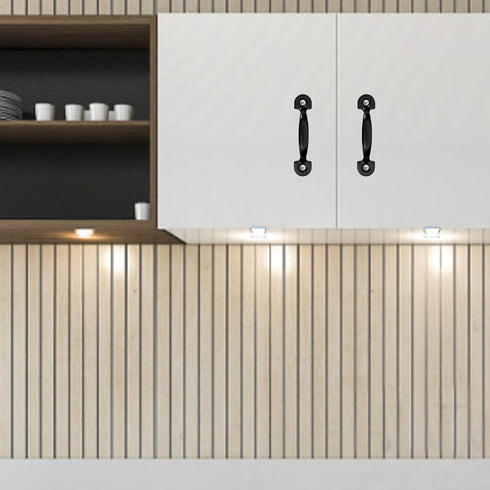 Xadnitu Garage Door Lift Handle,Black Gate Handles for Most Bottom Lift Handle Replacement, Heavy Duty Door Pull Handle for Garage Outdoor Closet,...