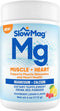 SlowMag® Muscle + Heart, Magnesium & Calcium Supplement, Raspberry Lemon Flavor Drink Mix Powder, 4 oz...