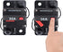 30 Amp Waterproof Car Circuit Breaker with Manual Reset Suitable for Motor Auto Car Marine Boat Bike Stereo Audio 12V-24V DC...
