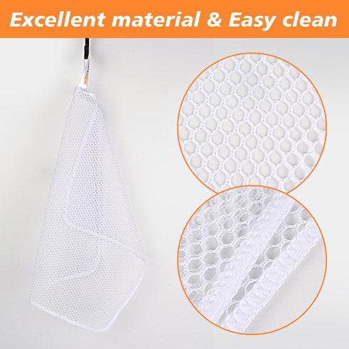 SUNLAND Netted Dish Cloths for Washing Dishes No Odor Dishes Scrubber for Kitchen-Fast Drying and Easy to Clean Mesh Dish Cloth 6 Pack 12Inch x12I...
