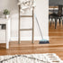 Heavy Duty Broom with Long Handle Commercial Broom Sweeping Brooms Outdoor Indoor Broom for Home Garage Kitchen Office Lobby Lawn...