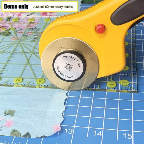 AUTOTOOLHOME Titanium Rotary Cutter Blades 60mm 10 Pack Replacement Quilting Scrapbooking Sewing Arts Crafts Farbric Paper Cutting Tool...