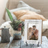 Wooden Photo Frame Anniversary Wedding Gifts Mr And Mrs Gifts for Couples, Wooden Photo Frame with Iron Stand for Tabletop or Desktop Display, Hom...