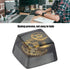 Mechanical Keyboard Keycap, Resin Keycap Universal Mechanical Keyboard Accessories (Black Gear)...